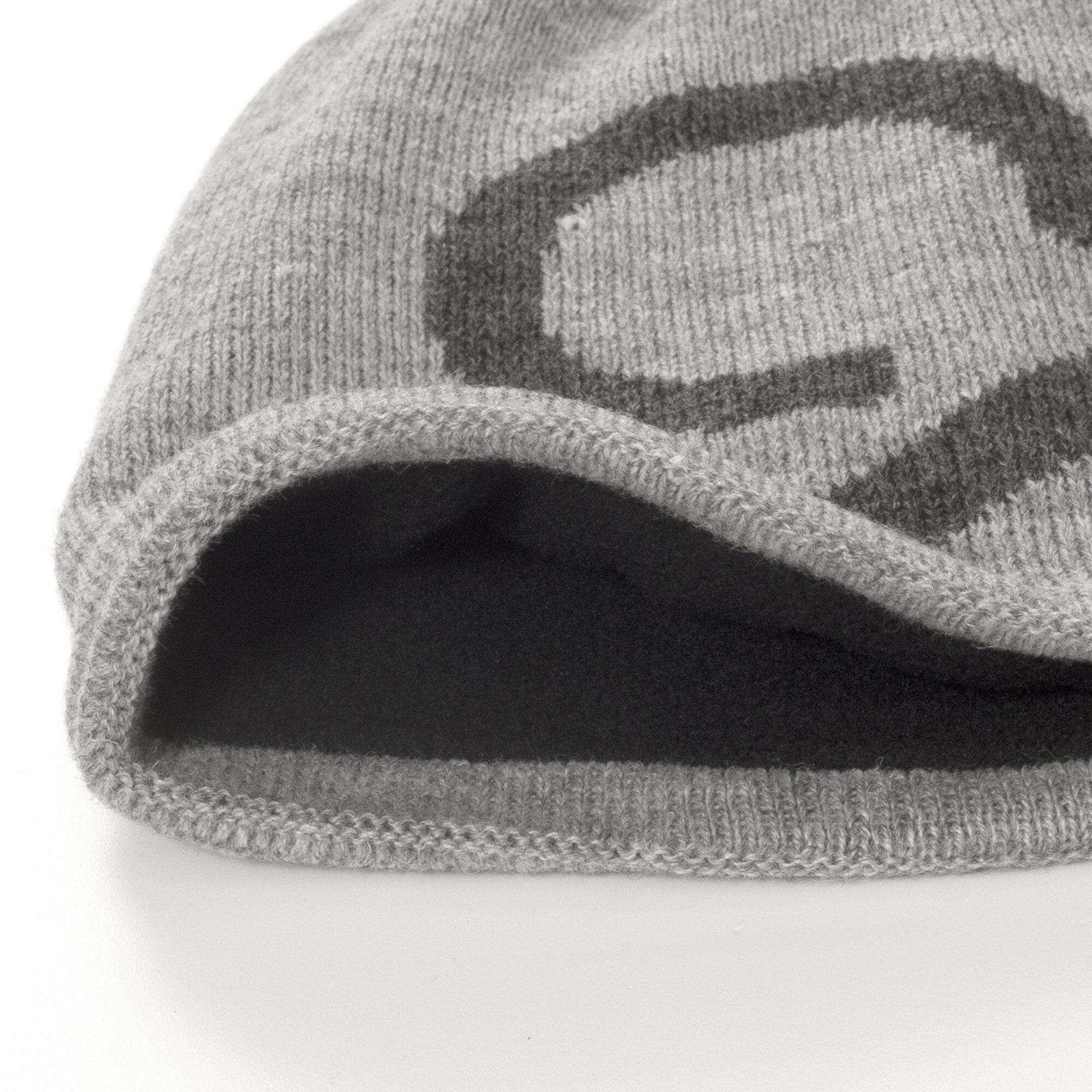 Calvin Klein Large Monogram Beanie Silver Marl - ONESIZE 5/6