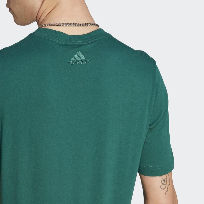 Essentials Single Jersey Linear Embroidered Logo Tee