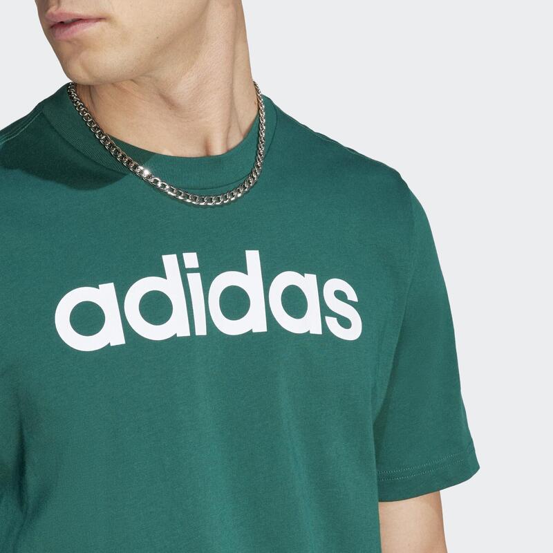 Essentials Single Jersey Linear Embroidered Logo Tee