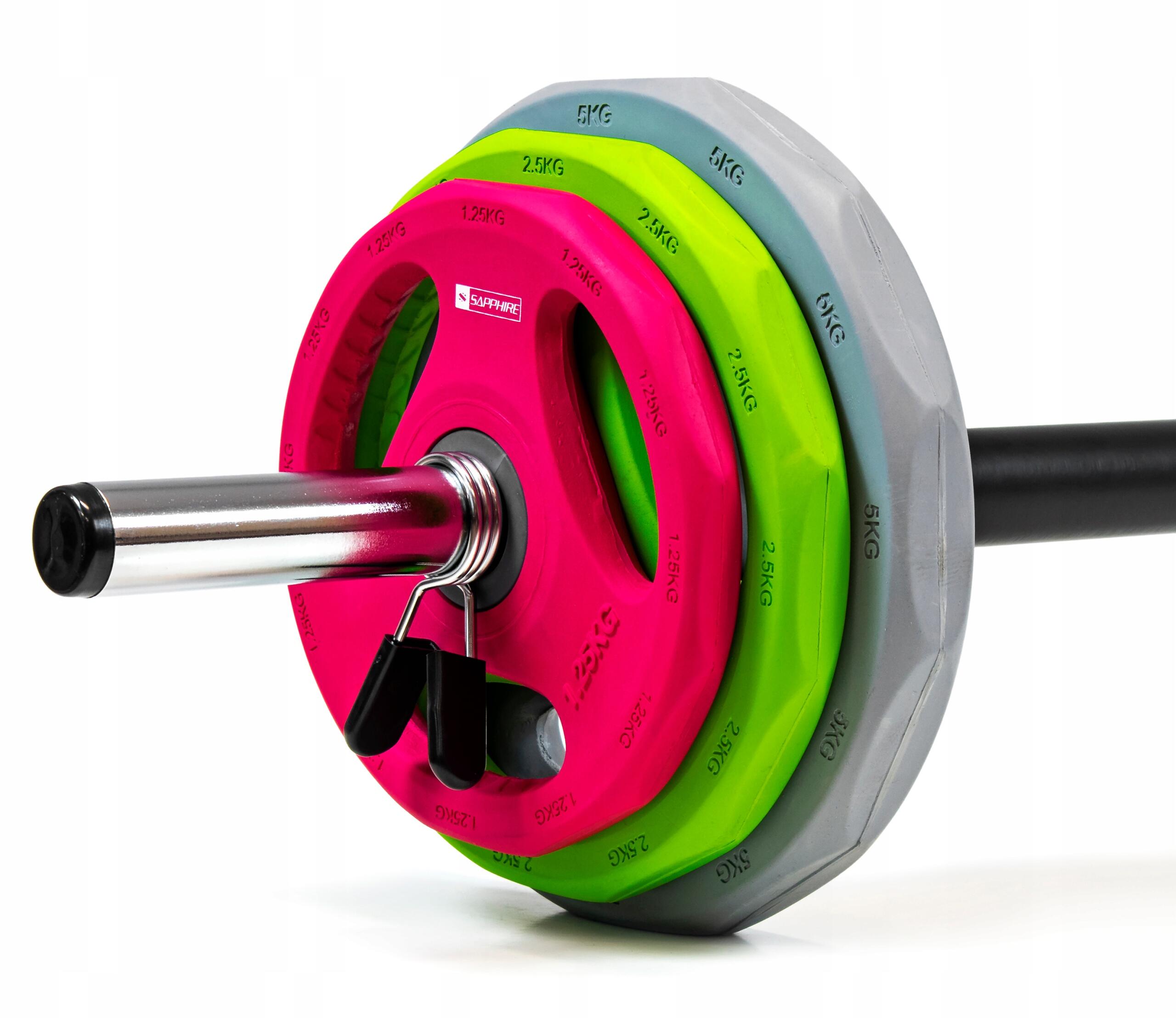 Sztanga z obciążnikami Sapphire SG-200 Body-Pump 20kg 7/7