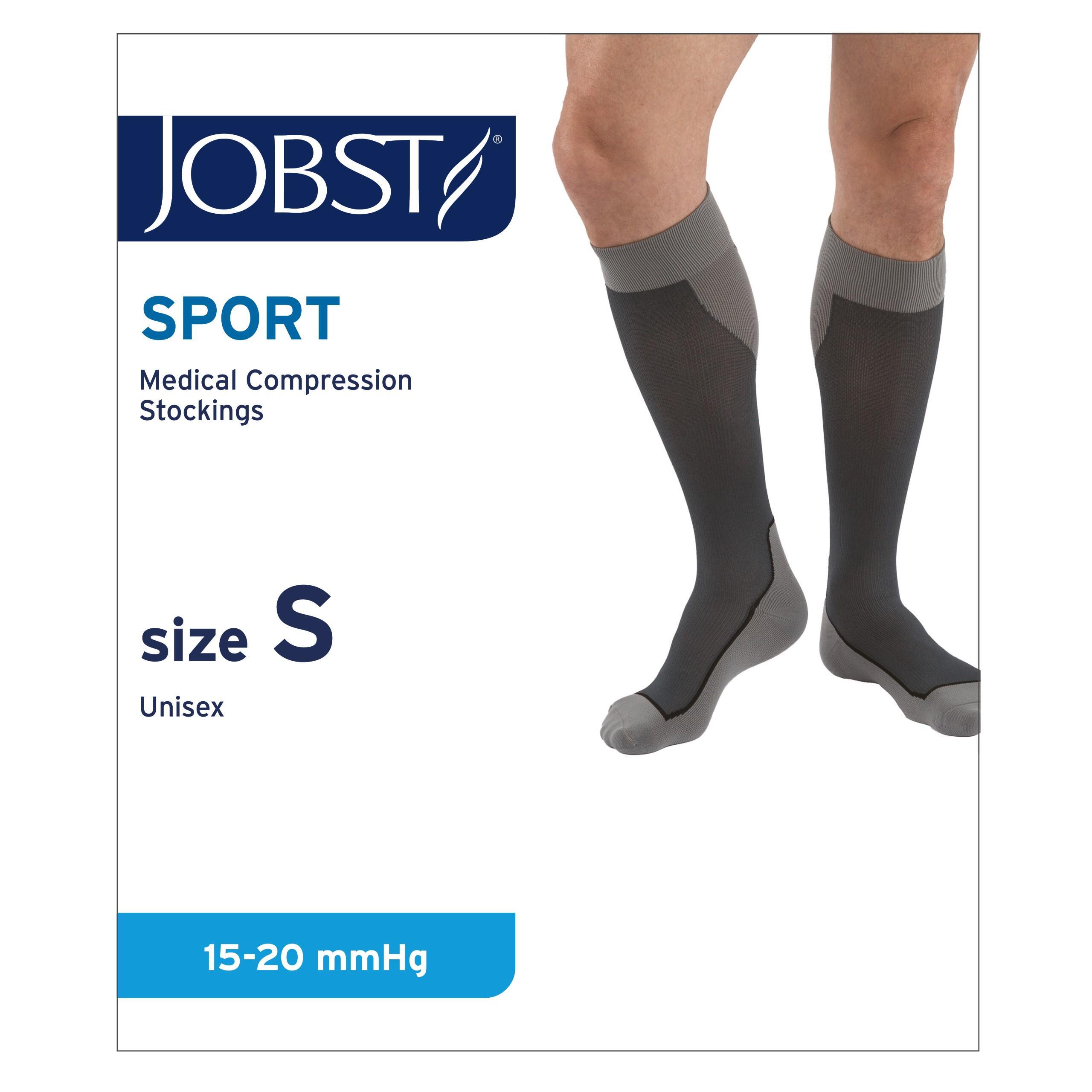 Unisex Knee High Compression Socks - Grey 1/3