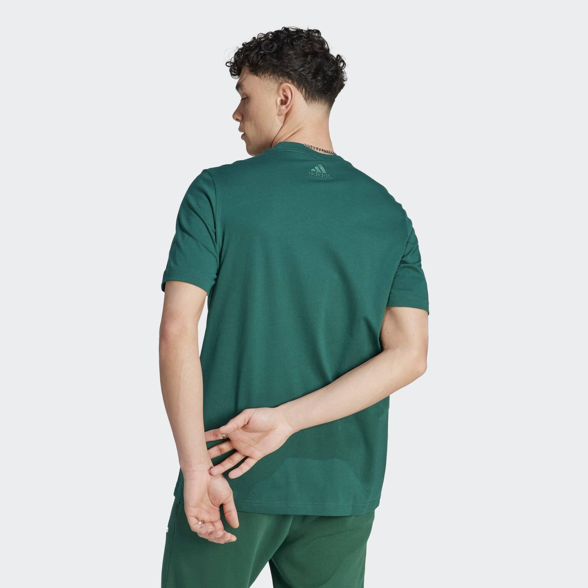 Camiseta Essentials Single Jersey Linear Embroidered Logo 3/6