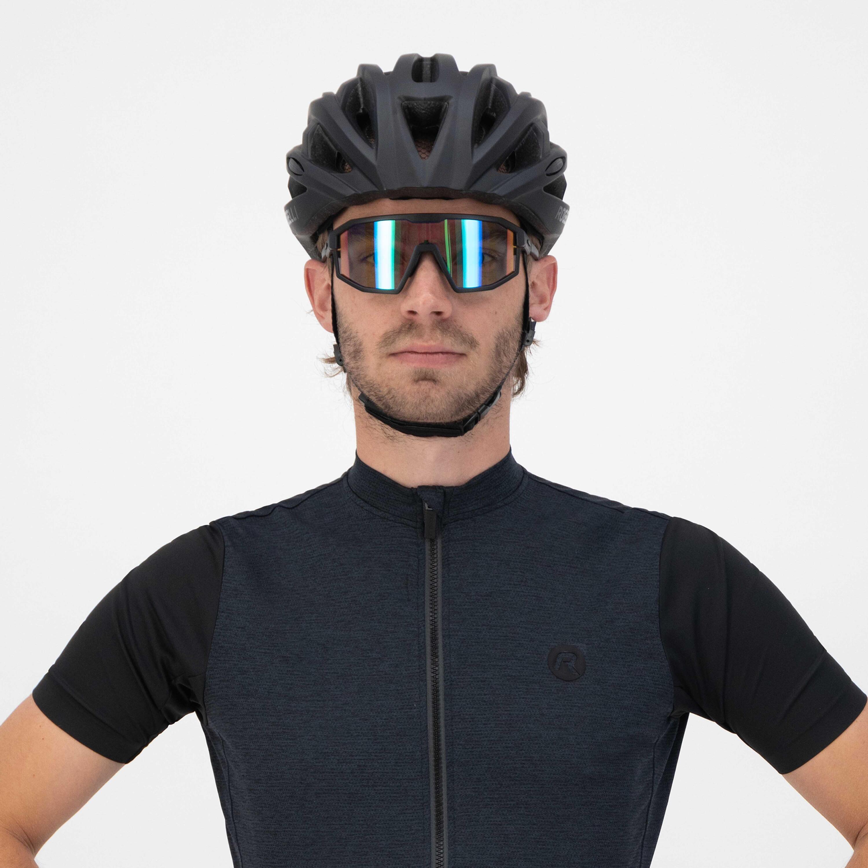 Fietsbril Wielrennen Heren en Dames - Categorie 2 - Zwart - Recon 4/7