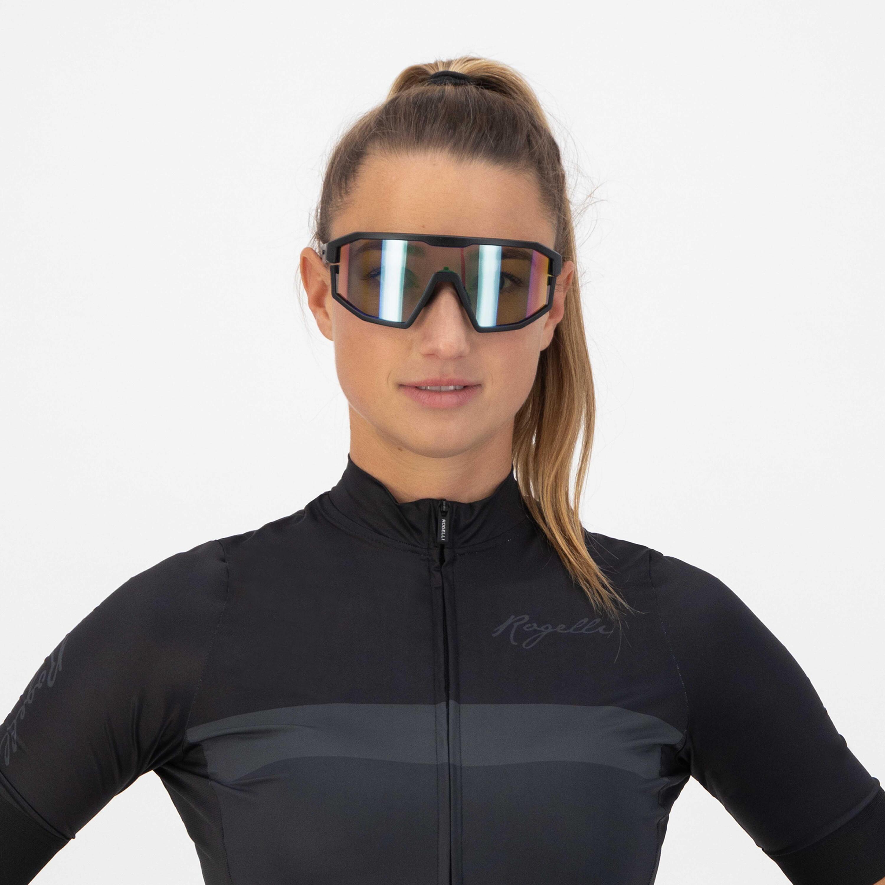 Fietsbril Wielrennen Heren en Dames - Categorie 2 - Zwart - Recon 2/7