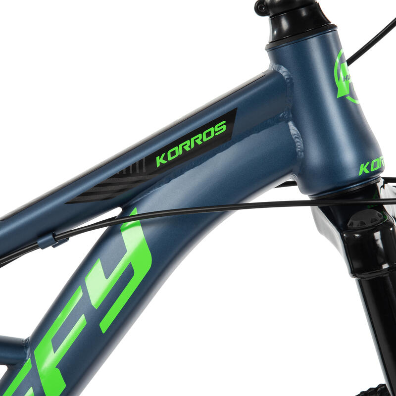 Huffy Korros 26in - Hardtail MTB - Bleu/Vert