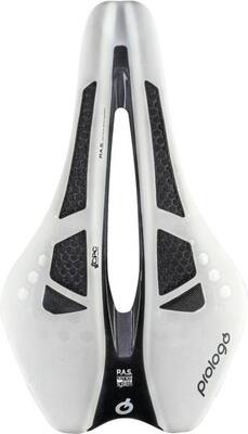 Zadel dimension tri 143 nack unisex wit/zilver