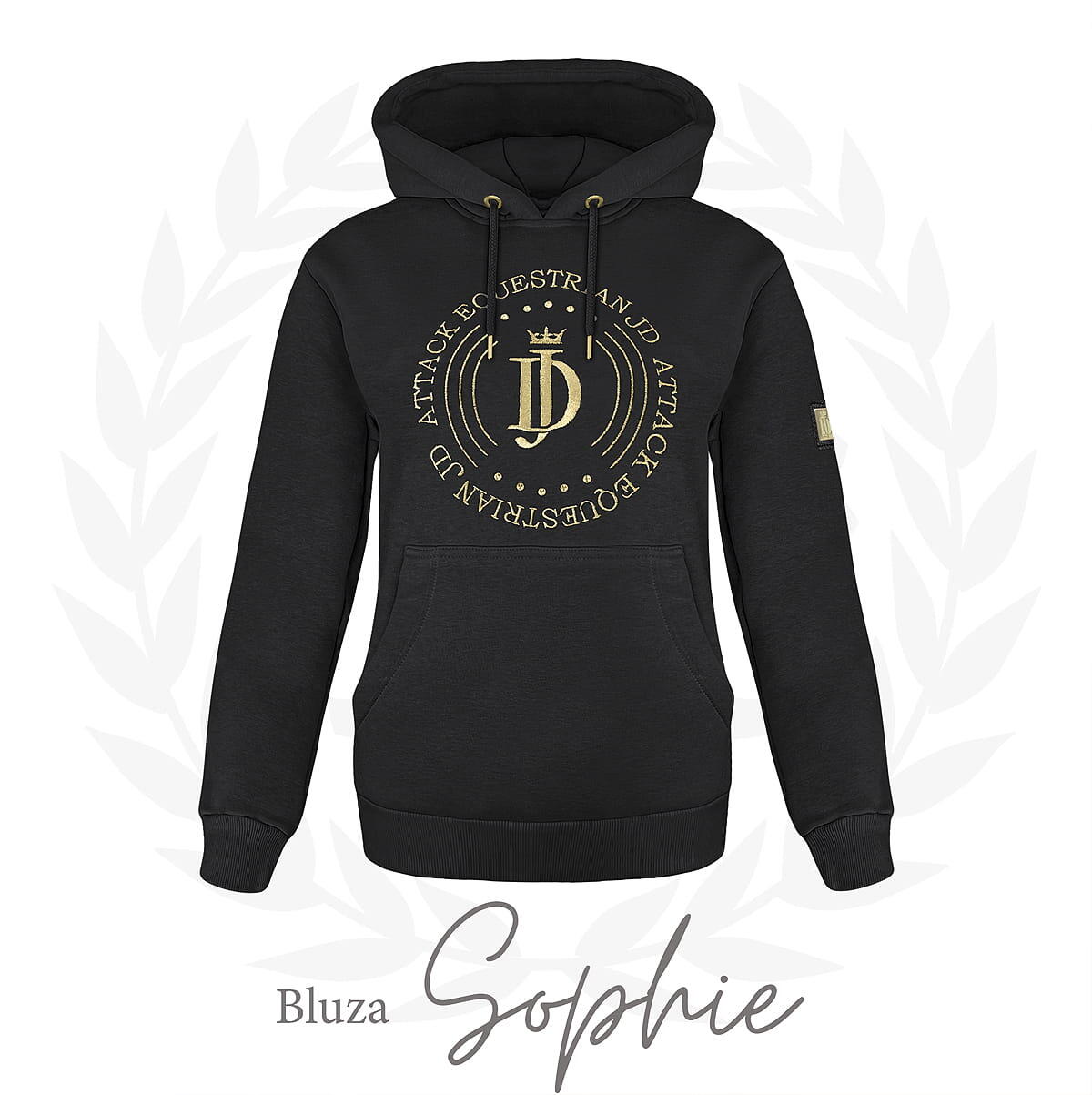 Maglia - equitazione - traspirante, con cappuccio - sophie - khaki 6/7