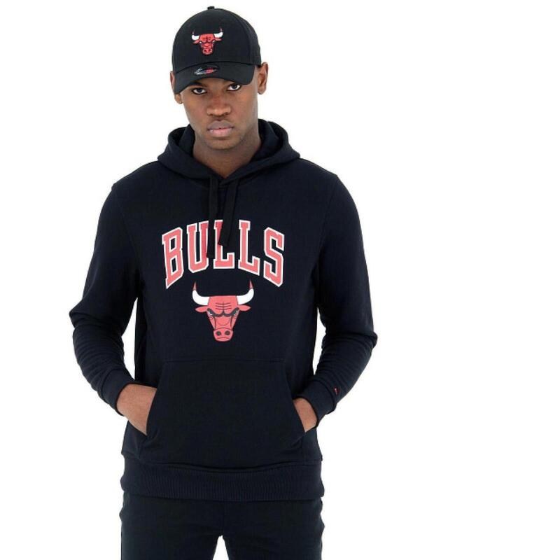 Hoodie New Era Chicago Bulls, Preto, Homens