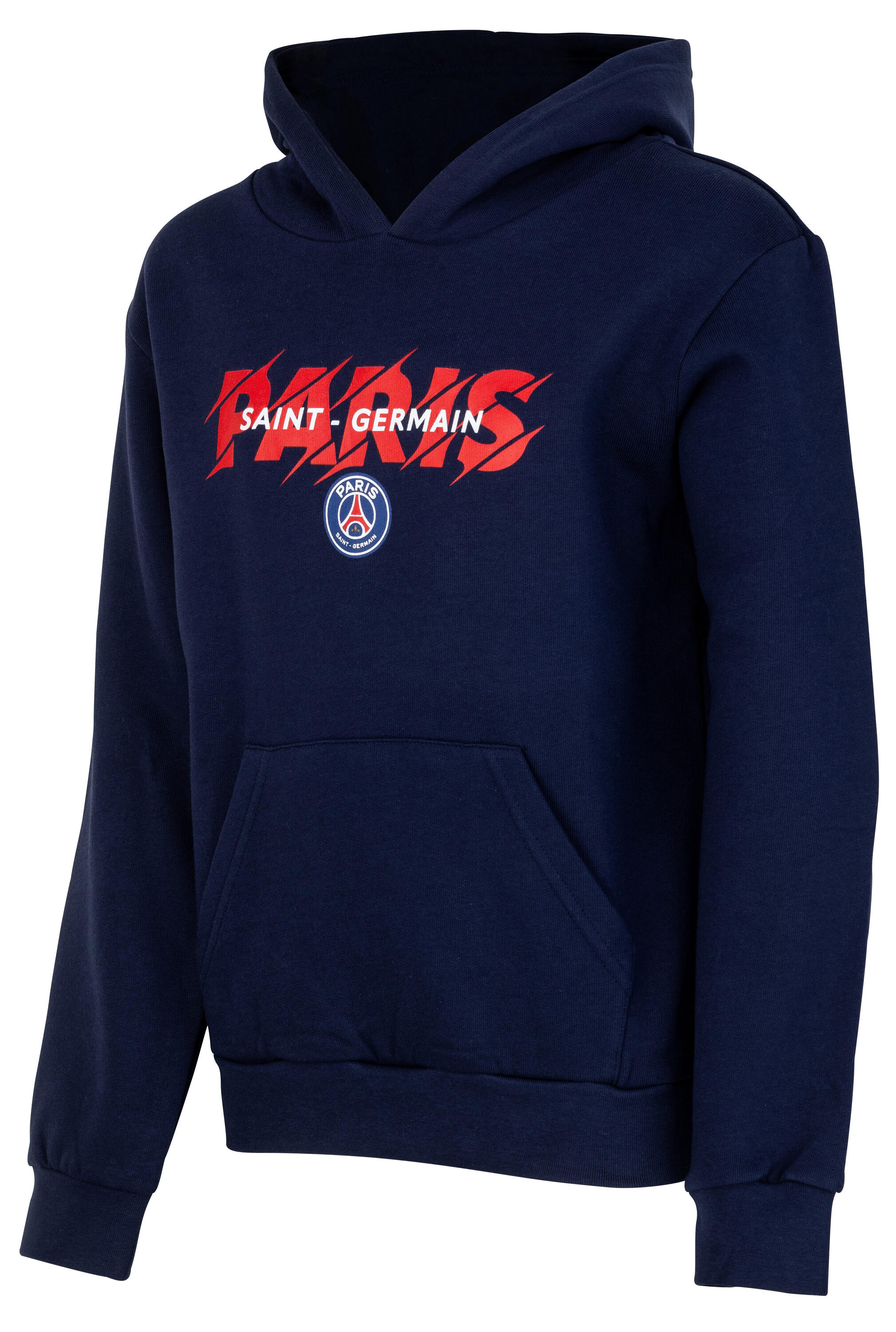 Sweat à Capuche Zippé PSG - Collection Officielle Paris Saint Germain | 100% Coton, Taille Homme