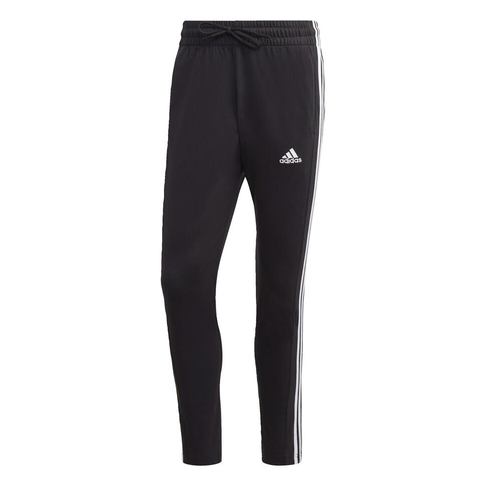 Essentials Single Jersey Tapered Open Hem 3-Stripes Pants