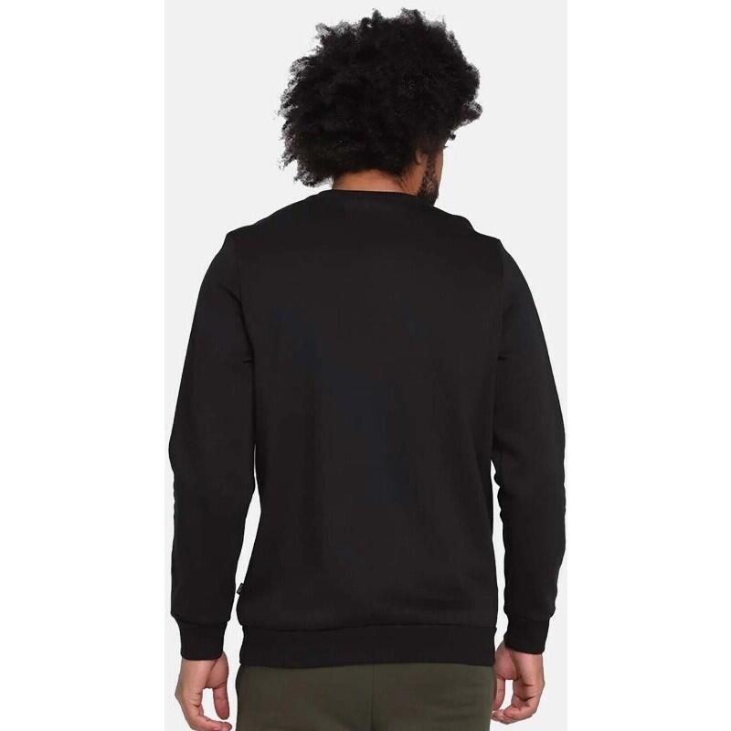 Essentials sweatshirt met klein logo en ronde hals voor heren PUMA Black