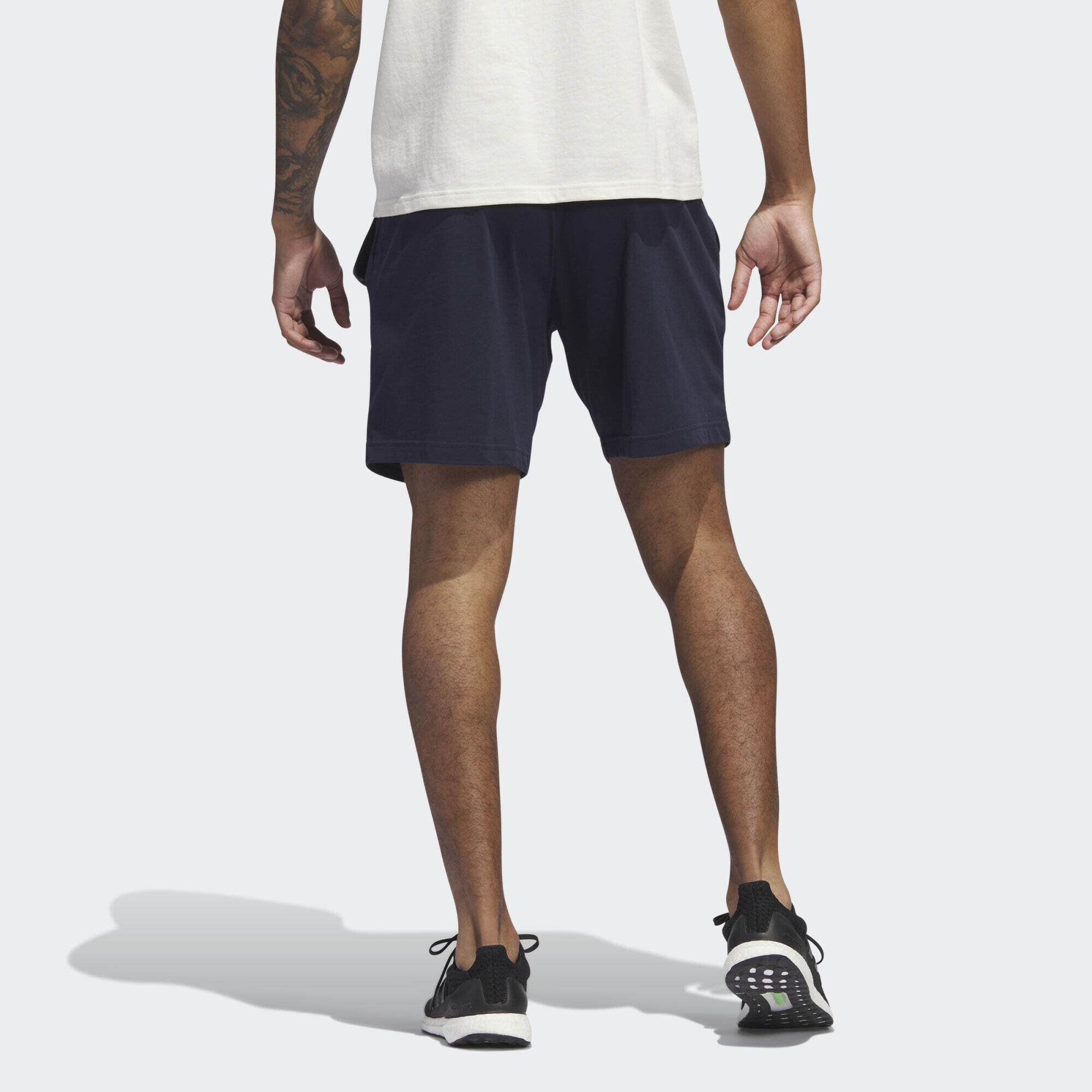 AEROREADY Essentials Single Jersey Linear Logo Shorts 3/5