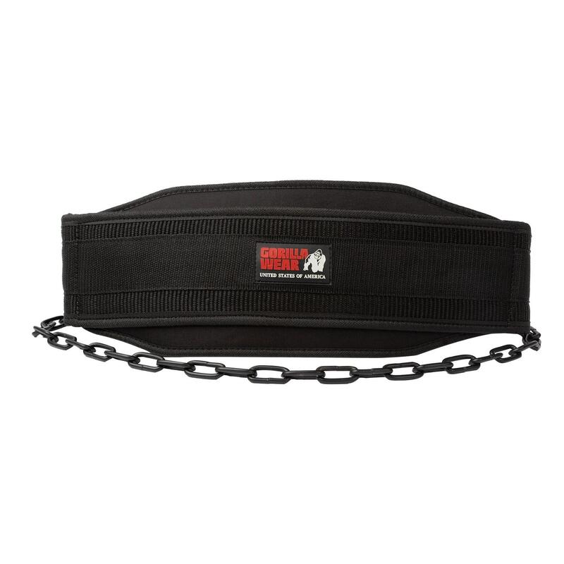 Gorilla Wear Nylon Dip Belt - Black