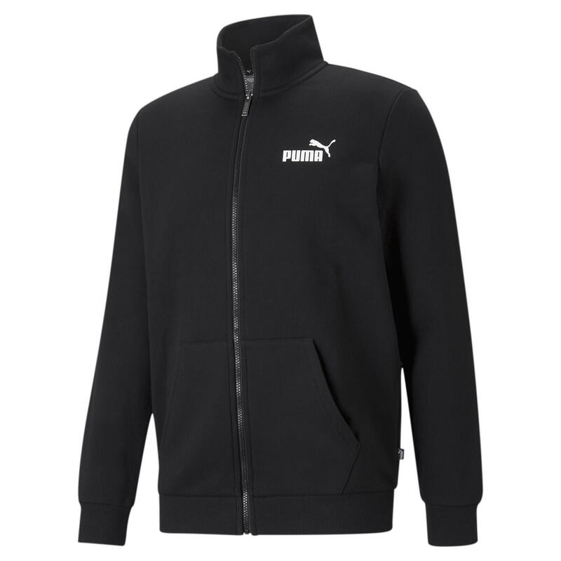 Jacheta barbati Puma Essentials Track Fleece Full Zip, Negru