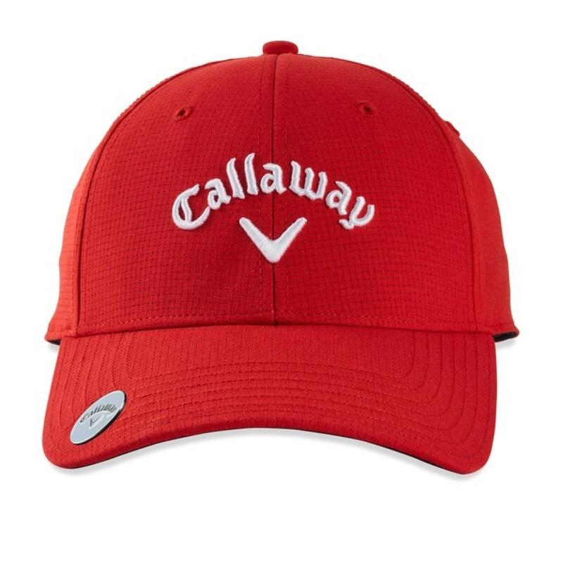 Boné de golfe Callaway Stitch Magnet Vermelho