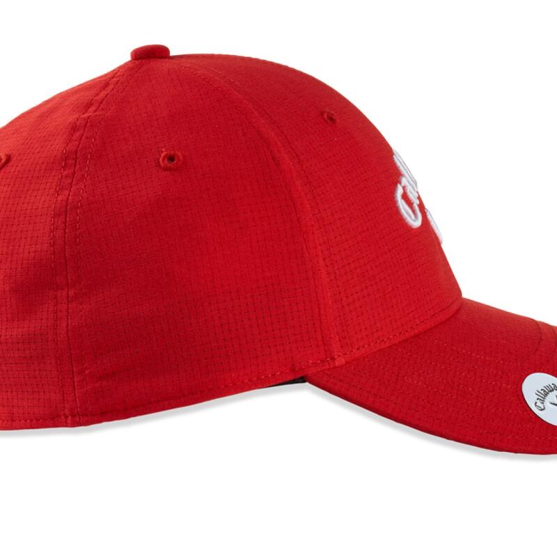 Boné de golfe Callaway Stitch Magnet Vermelho