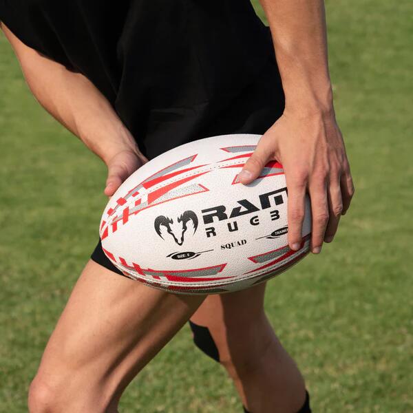 Rugby Club Training Rugbybal - 3D Grip Rood - - Nr. 1 Rugby Brand®