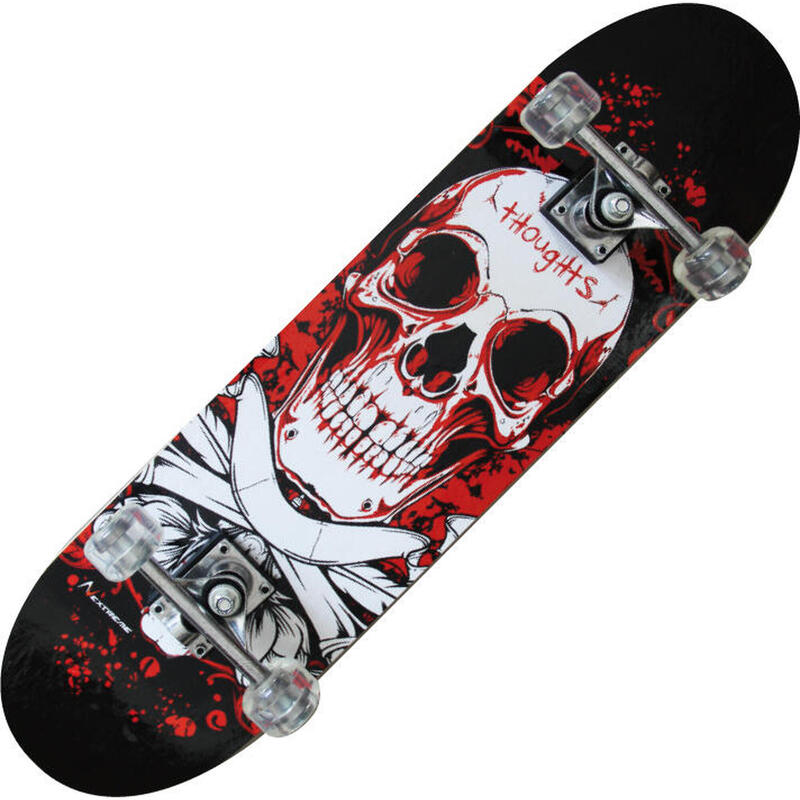 Skateboard Nextreme Tribe Pro Bloody Skull, Multicolor, uni