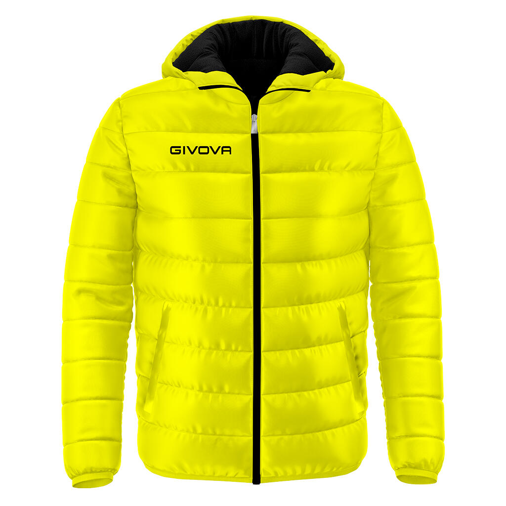 Giubbini uomo givova giallo fluo/nero 2/3