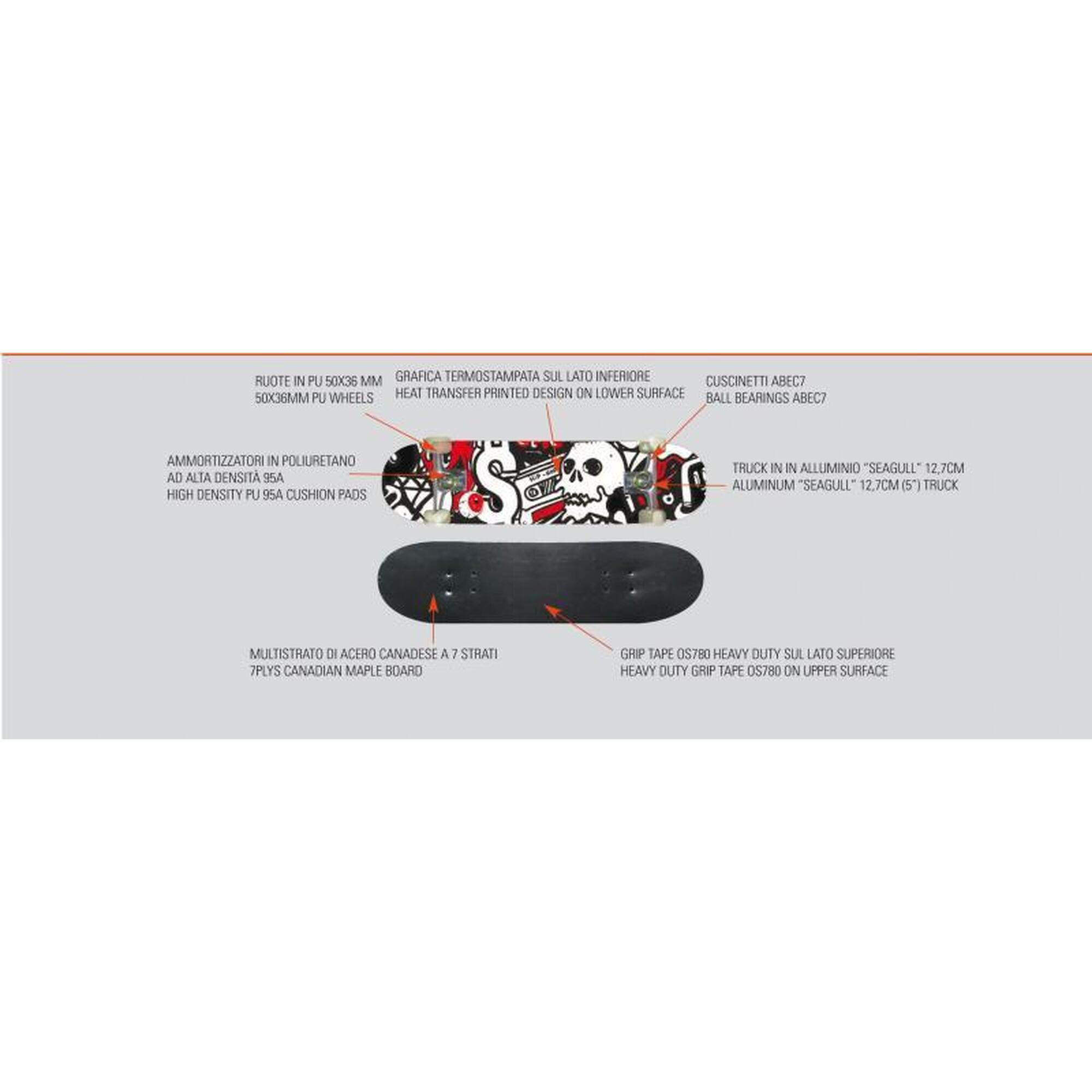 Skateboard Nextreme Street Pro Graffiti complet