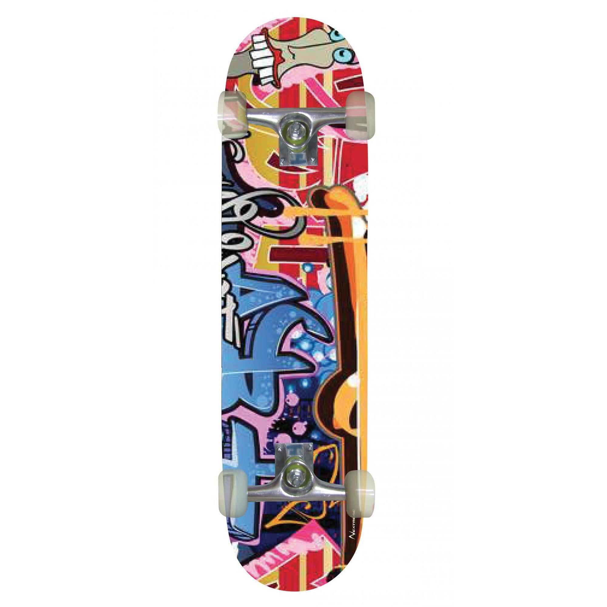 Skateboard Nextreme Street Pro Grafitti, Multicolor, uni