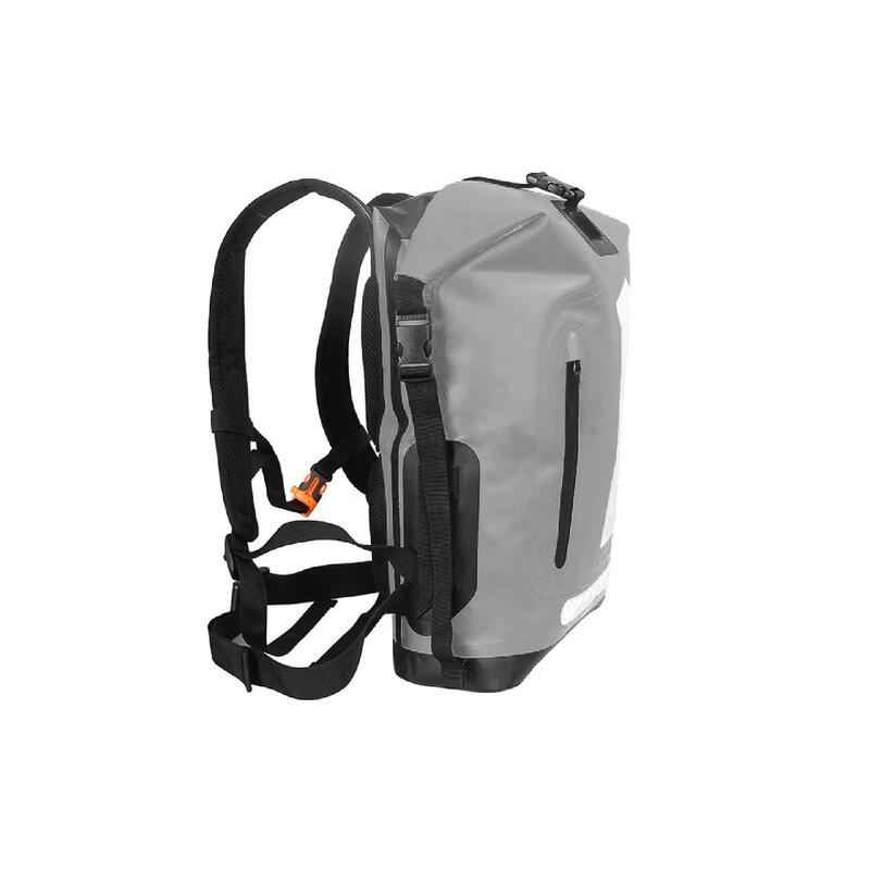 Rucsac impermeabil Maui & Sons Delux 30L, gri, 32 x 16 x 70 cm