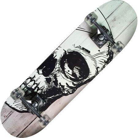 Skateboard Nextreme Tribe Pro White Skull, Multicolor, uni