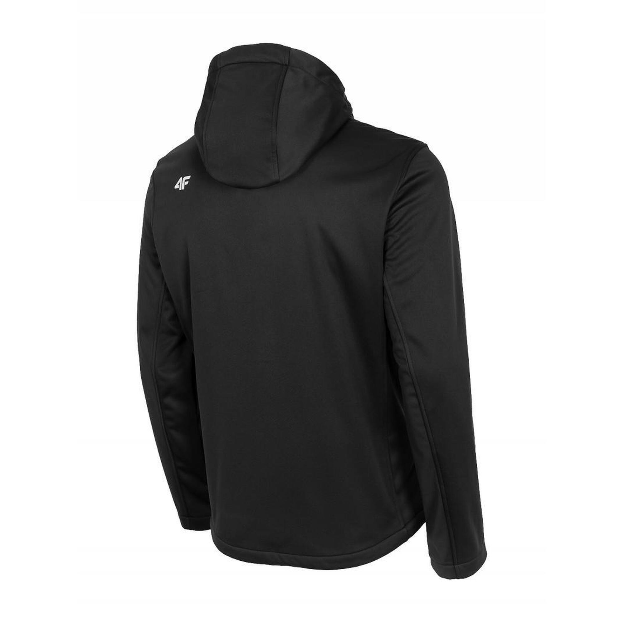 Jacheta Softshell barbati 4F, Negru, XL