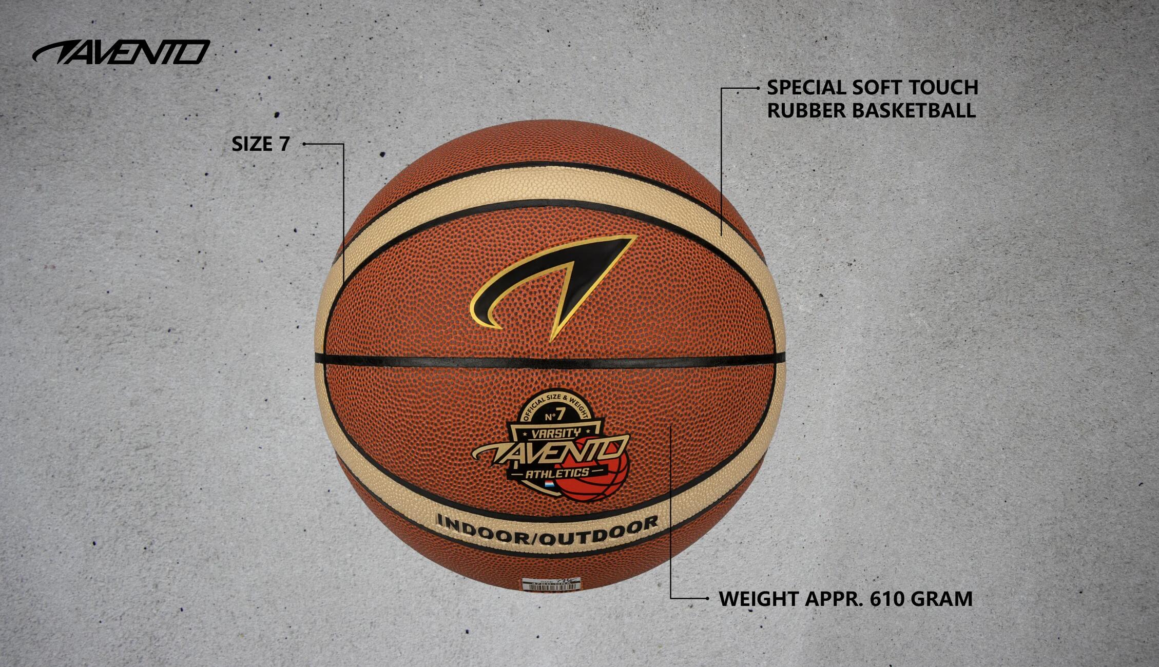 Basketbal Avento Varsity Maat 7 4/4
