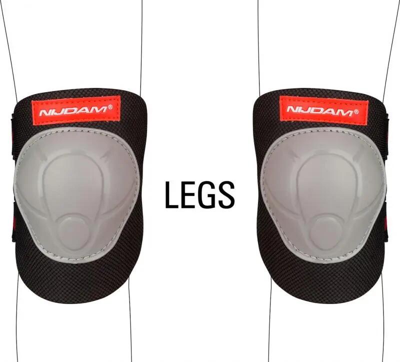Set protecţii Nijdam Vulcano multicolor M 3/5