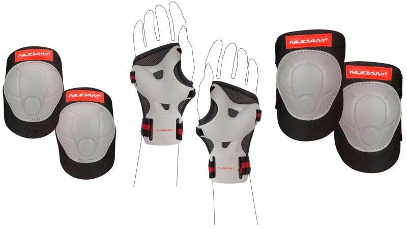 Set protecţii Nijdam Vulcano multicolor M 2/5