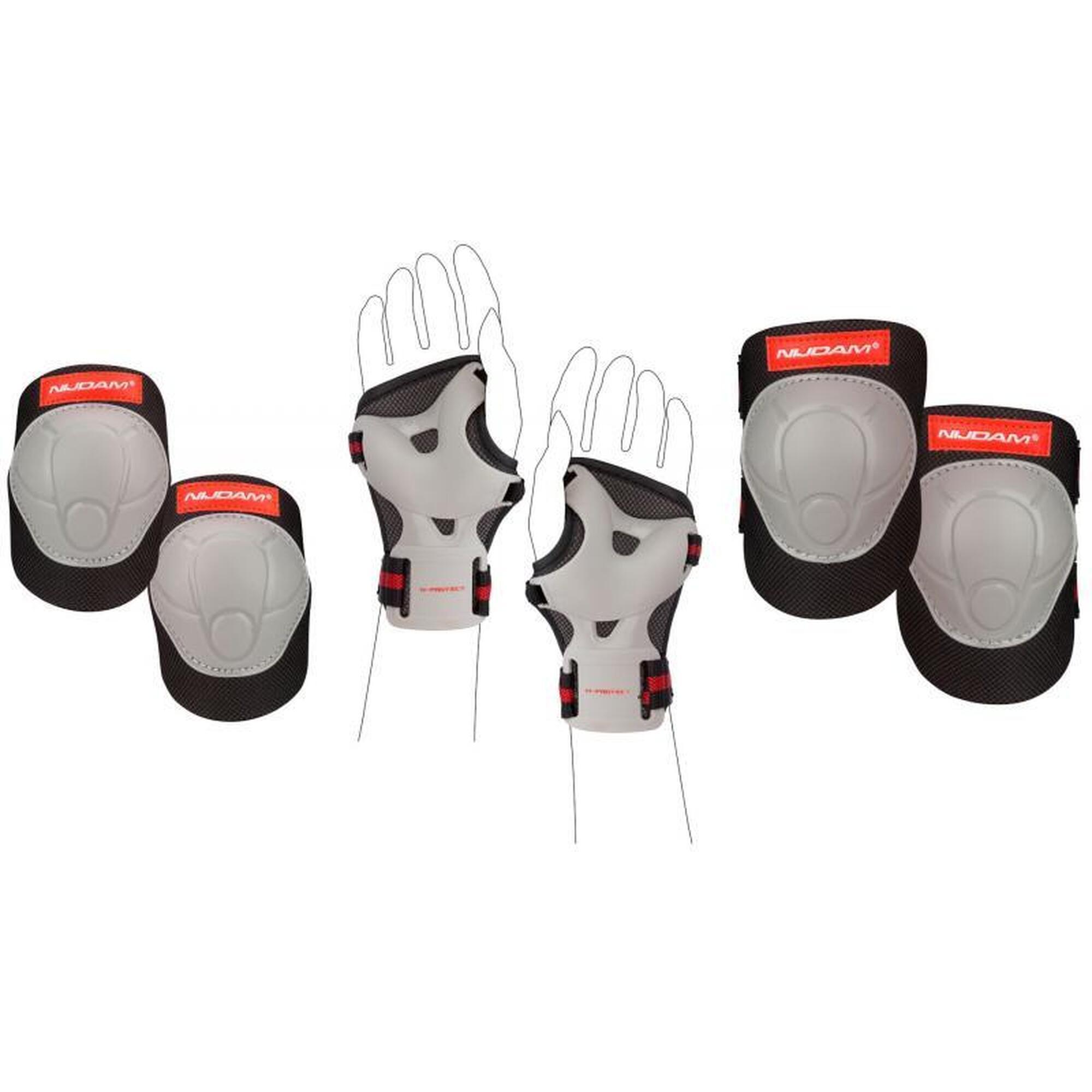 Set protecții Nijdam Vulcano Multicolor L