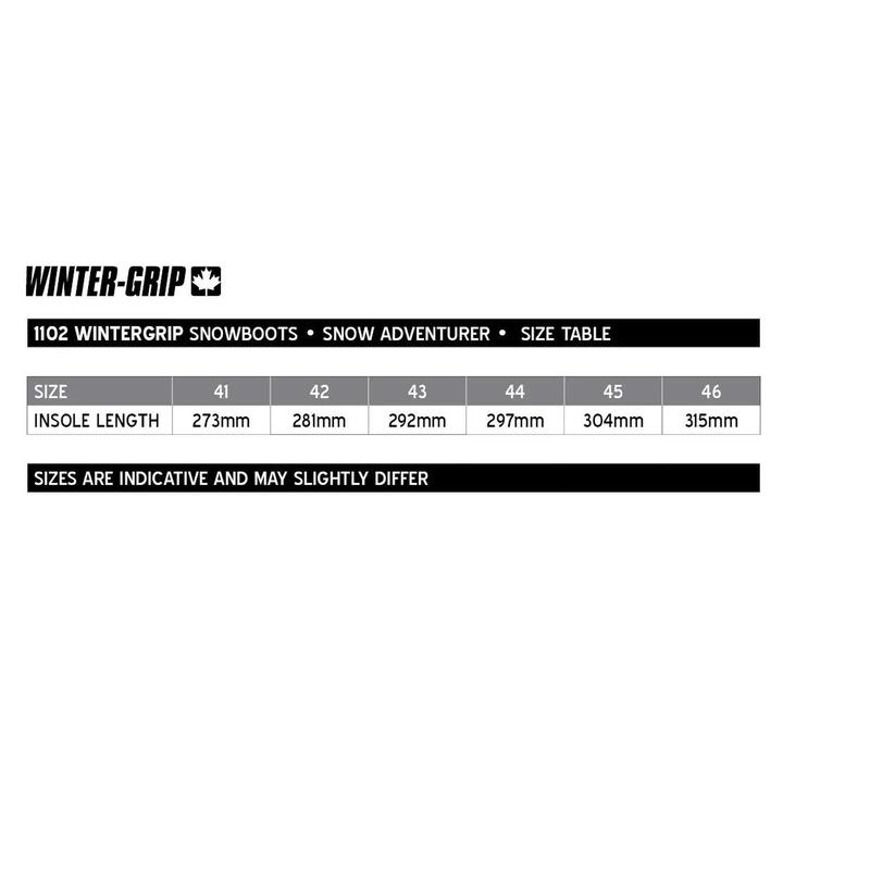 Cizme iarnă bărbați 5162 Winter-Grip PU/pânză TPR Maro/Negru 42