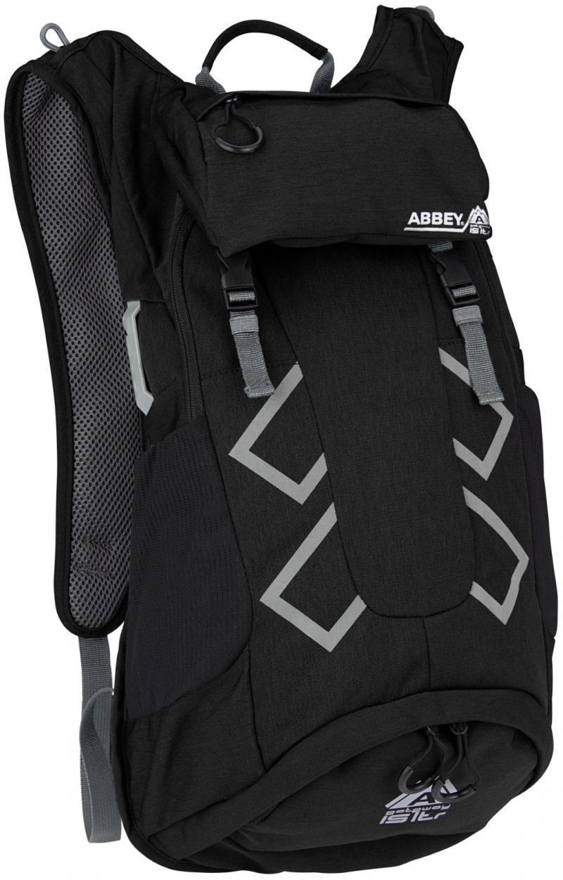 Rucsac Abbey Aerofit 15 L, Negru, 15 L