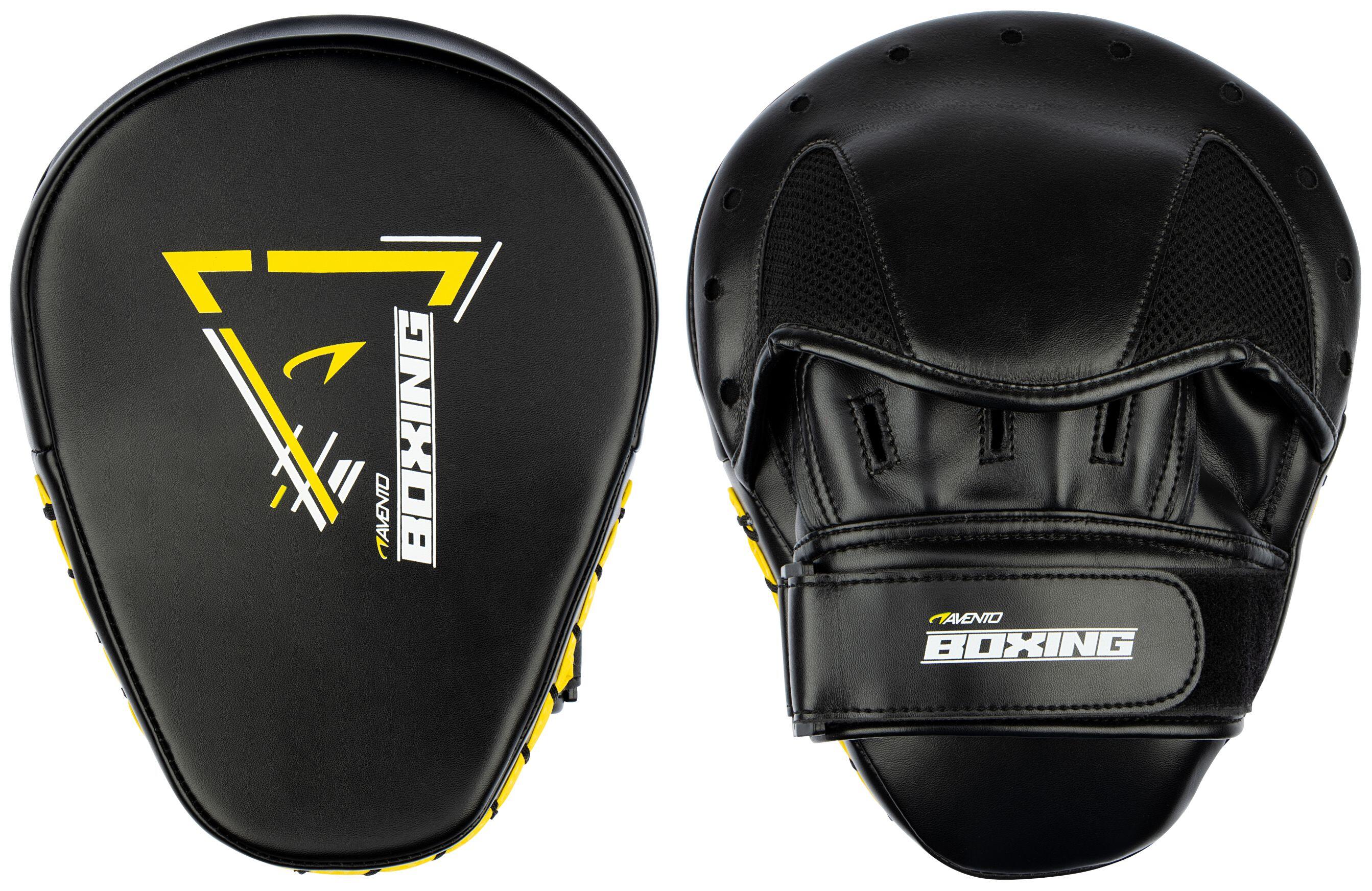 AVENTO Bokspads sparring set - Zwart/Geel