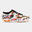 Ghete fotbal Joma EVOLUTION, gazon natural, Negru/Portocaliu, 44.5
