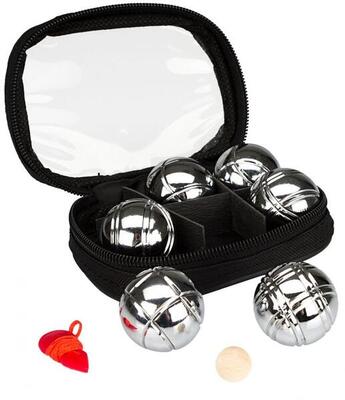 Mini-Jeu de Boules-Set – 6 Kugeln im Koffer