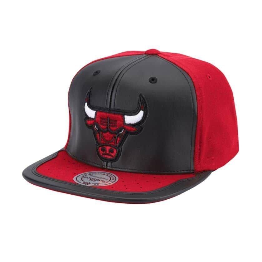 Casquette de basket homme Mitchell Ness NBA Chicago Bulls 1/2