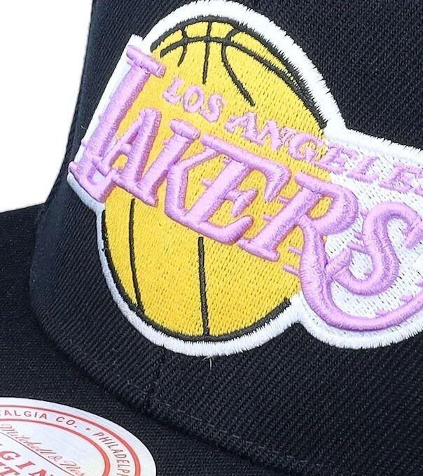 Casquette de basket homme Mitchell Ness NBA Los Angeles Lakers 4/5