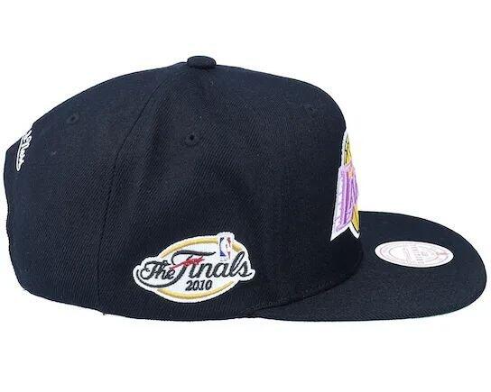 Casquette de basket homme Mitchell Ness NBA Los Angeles Lakers 3/5