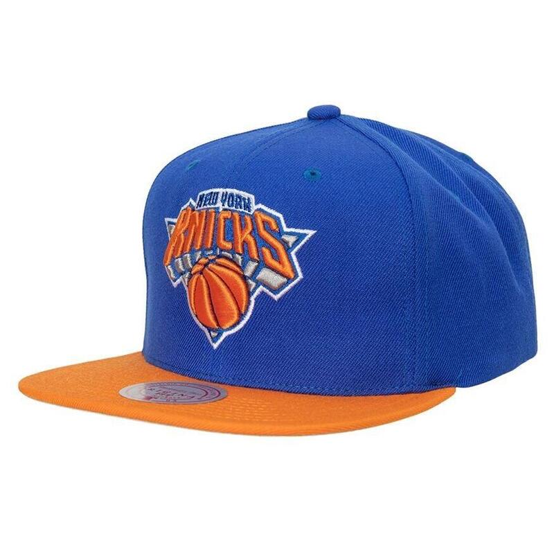 Czapka z daszkiem męska do koszykówki Mitchell & Ness NBA New York Knicks