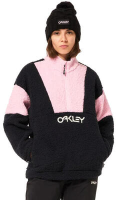 Oakley Damen Fleece TNP Ember half Zip Rc. schwarz/rosa