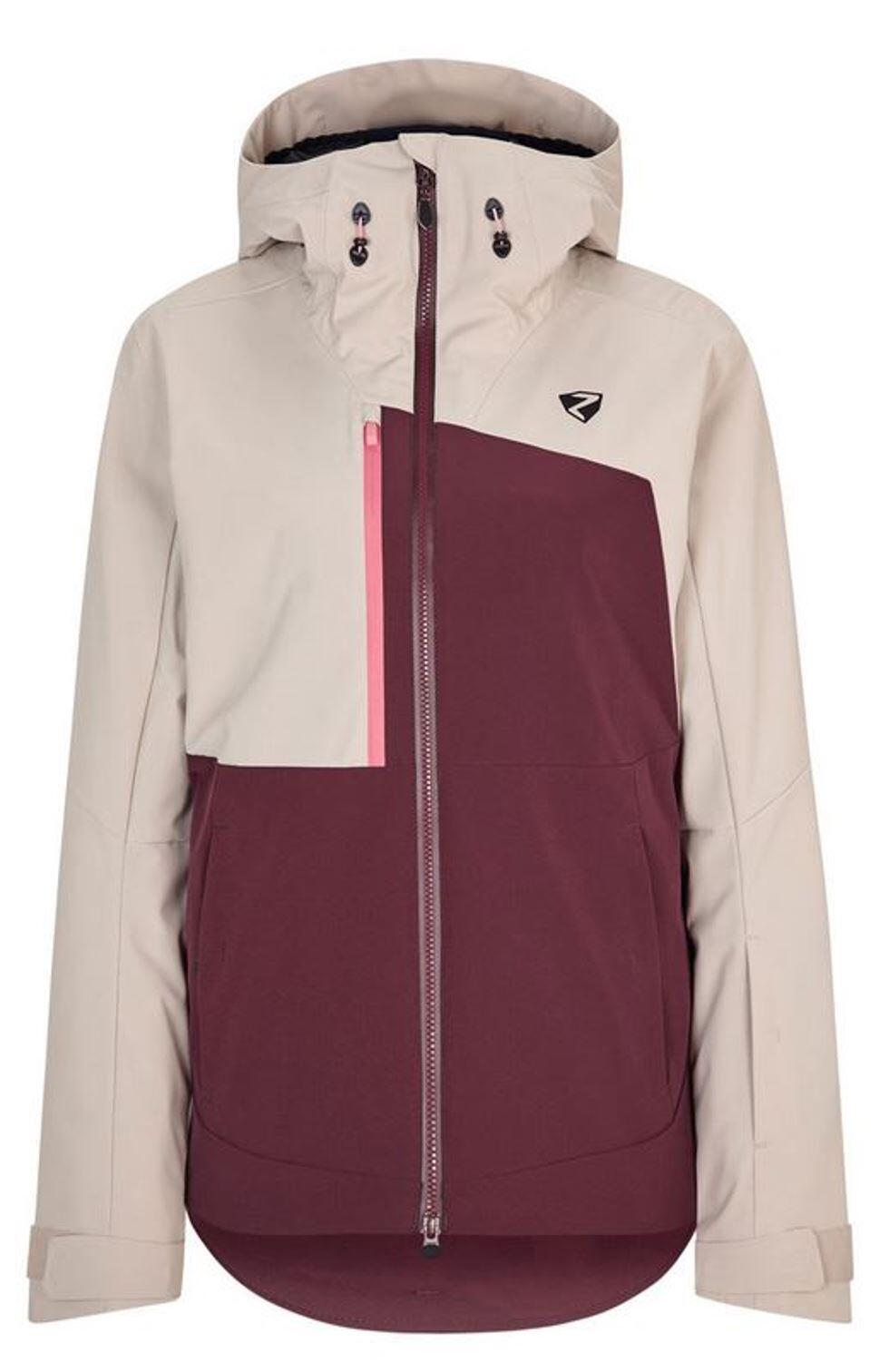 Ziener Damen Freeridejacke TAYARA velvet red 1/5