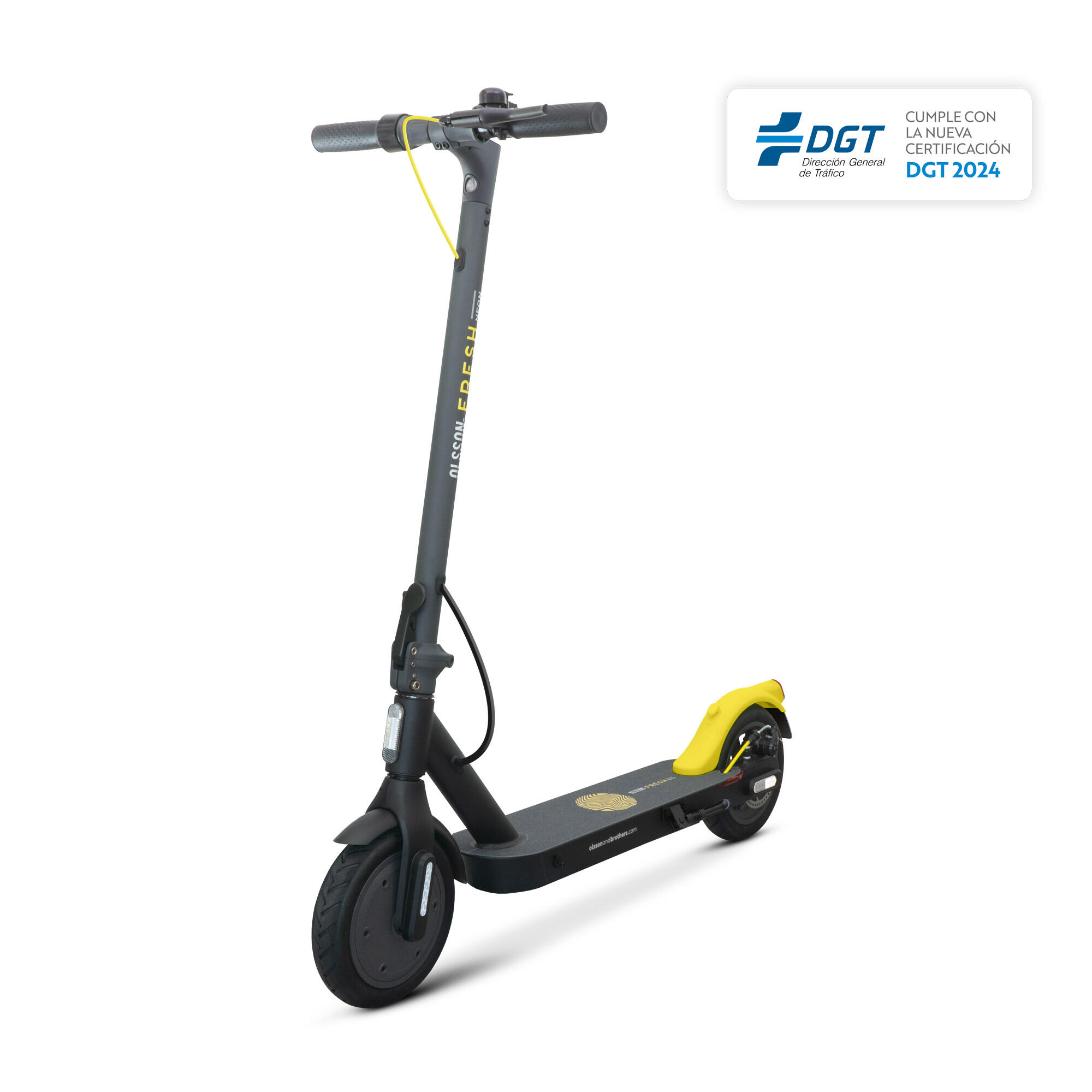 OLSSON AND BROTHERS Patinete eléctrico OLSSON NEON DGT 2024 500W 6000mAh 25km autonomía plegable