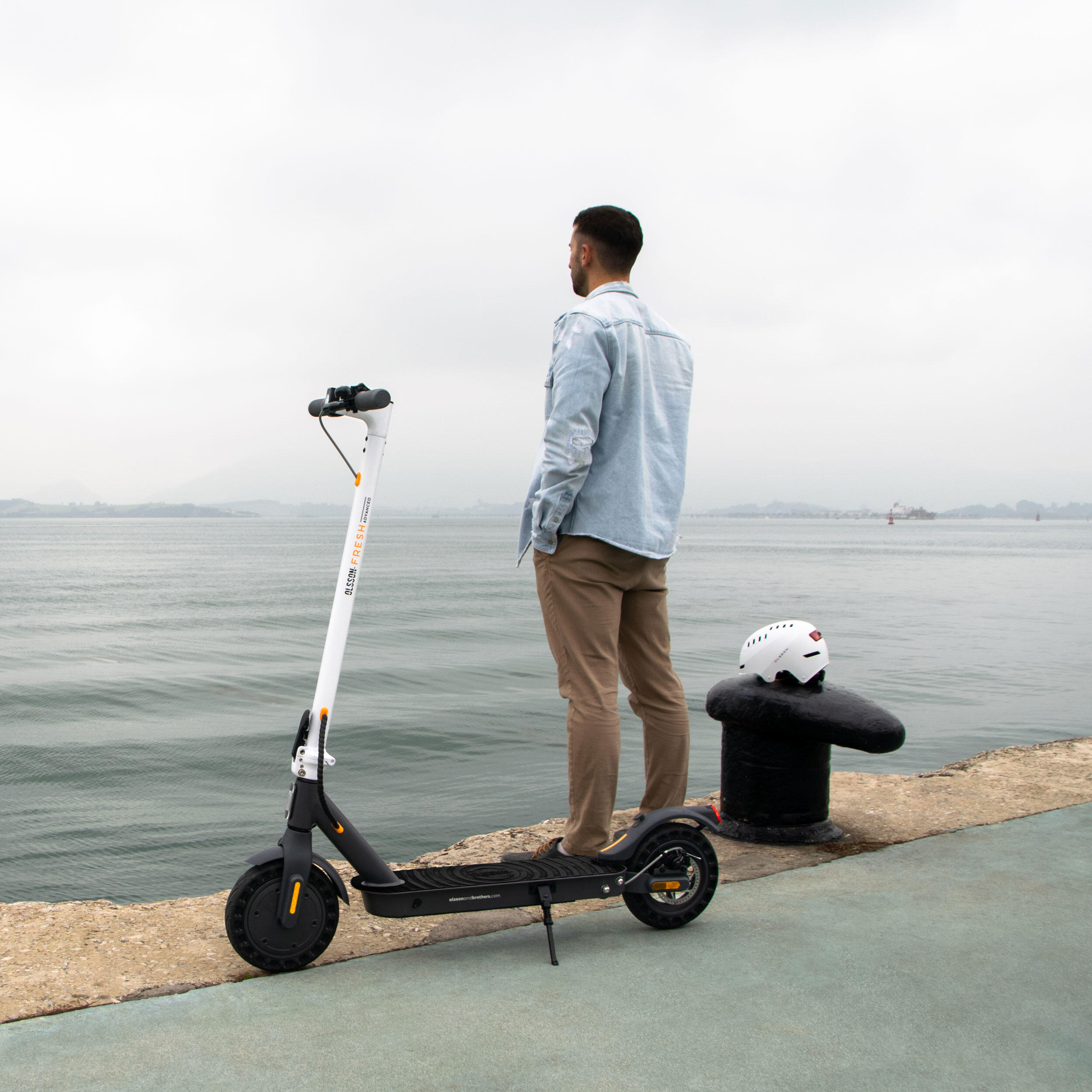 Elektrische step OLSSON FRESH ADVANCED DGT 500W 10000mAh 38km autonomie 9/10