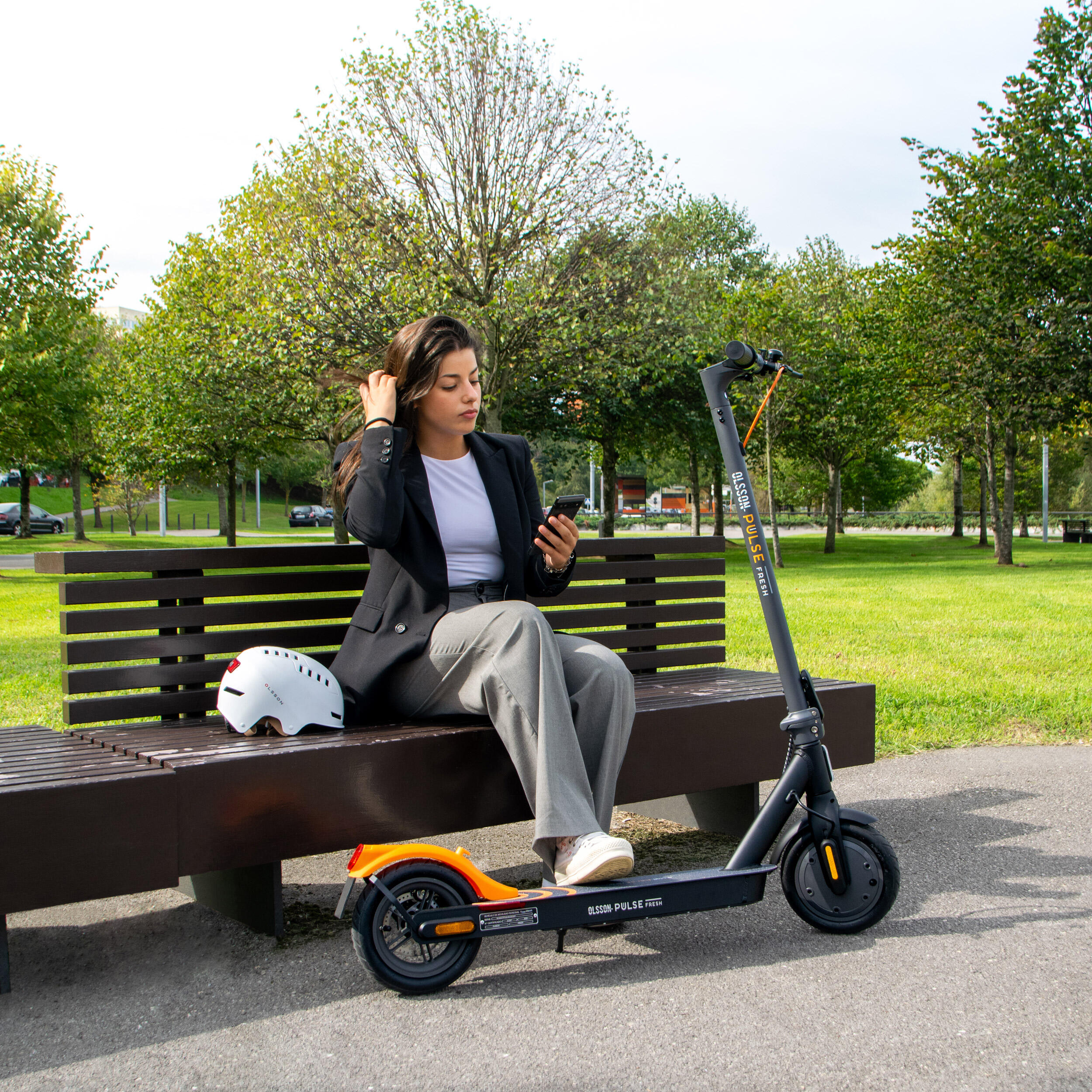 Elektrische step OLSSON PULSE DGT 2024 500W motor, 6000mAh, 25km autonomie 7/7