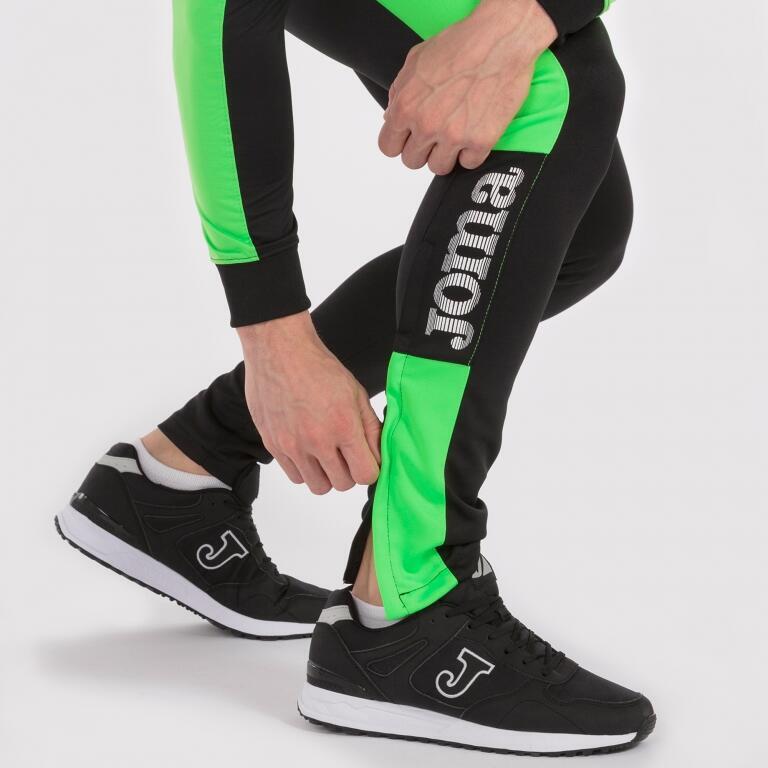 Pantaloni Joma Champhion IV, negru/verde, L