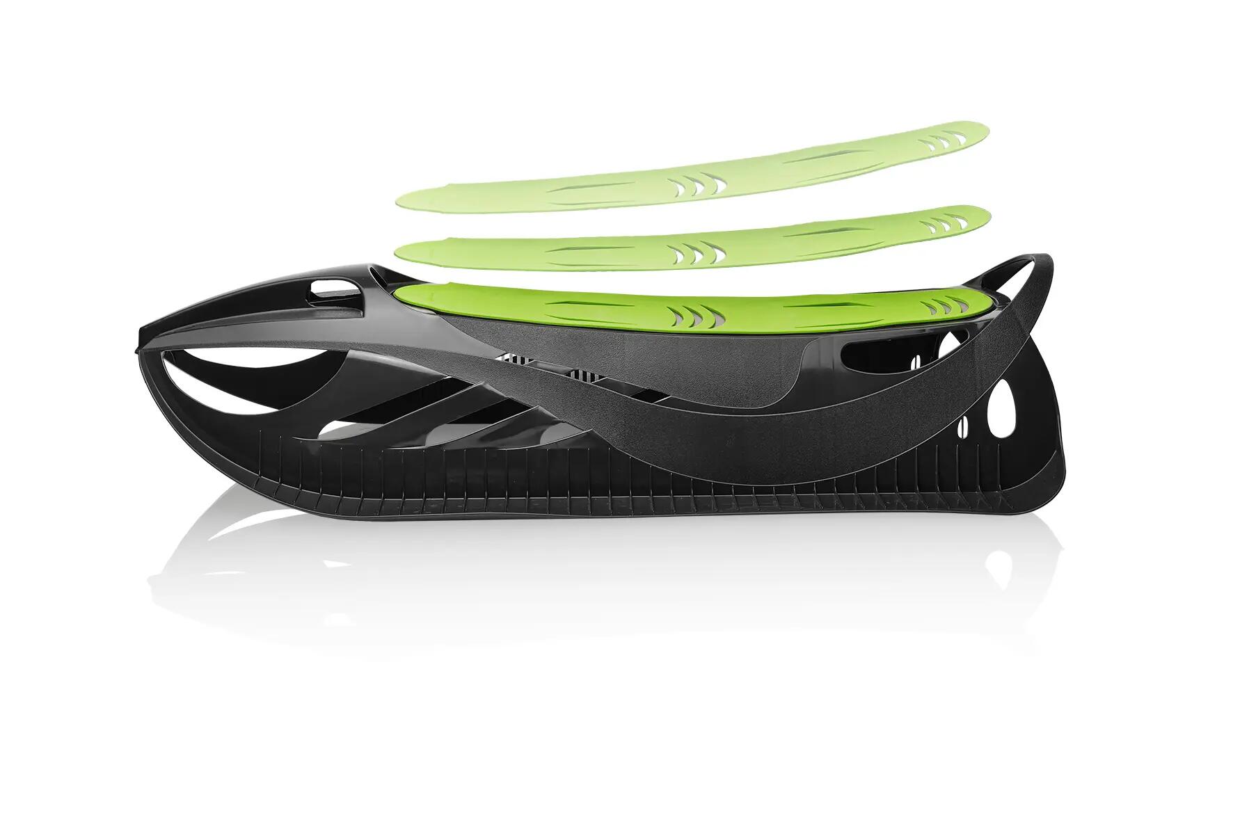 Sanie Gizmoriders Neon Grip, Verde, 93x44x22 cm 6/7