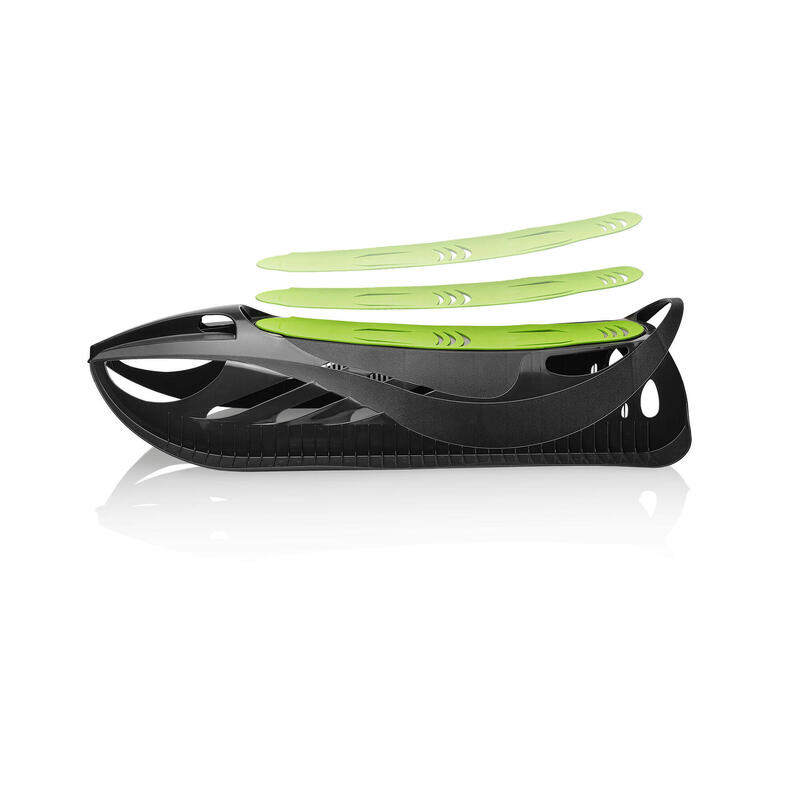 Sanie Gizmoriders Neon Grip, Verde, 93x44x22 cm