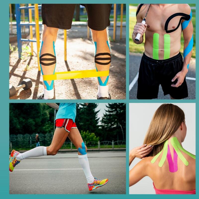 Kinesiotape Vendaje neuromuscular 5cm x 5m  12 unidades Mobitape cinta adhesiva